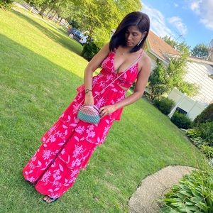 Express floral maxi dress